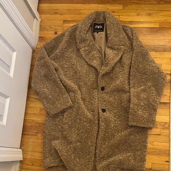 Zara Jackets & Blazers - Zara Women’s Cozy Brown Pea Coat